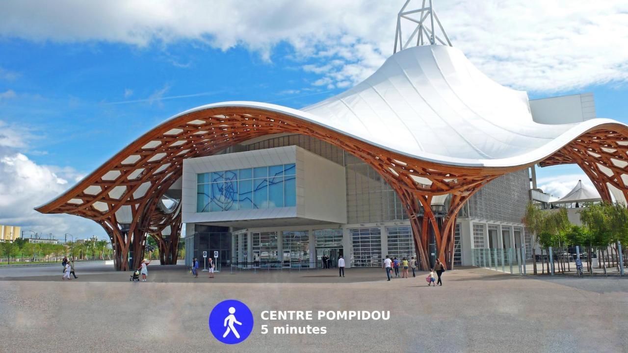 Belchamps Metz Gare Pompidou Leilighet Eksteriør bilde